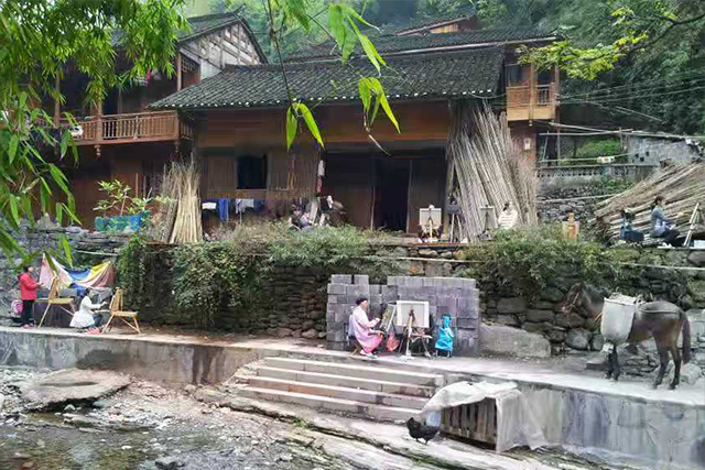 连云港师范大学油画系写生德夯（一）