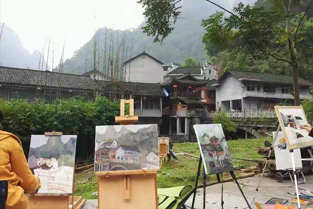 连云港师范大学油画系德夯写生（二）